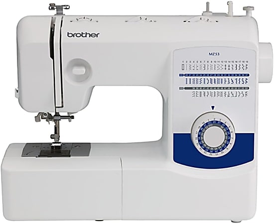 Brother MZ53 Mechanical Sewing Machine White - Office Depot