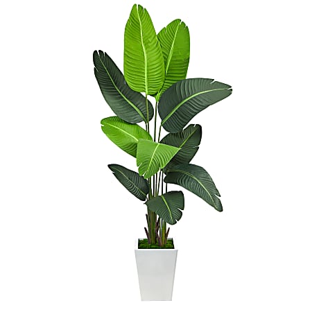 Nearly Natural Traveler’s Palm 66”H Artificial Plant With