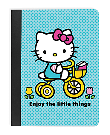 Hello Kitty Wide Ruled Composition Notebook, 9.5" x 7.25", 100 Sheets