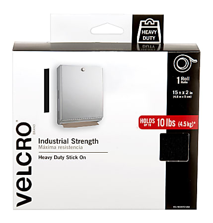 Velcro Industrial Strength 2 x 15' Black