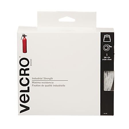 VELCRO Brand Industrial Strength Velcro Self Stick Tape 2 x 15