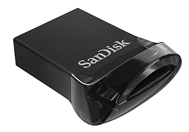 SanDisk® Ultra Fit™ USB 3.1 Flash Drive, 128GB, Black