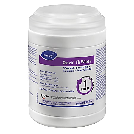 Oxivir® TB Wipes, Canister Of 160