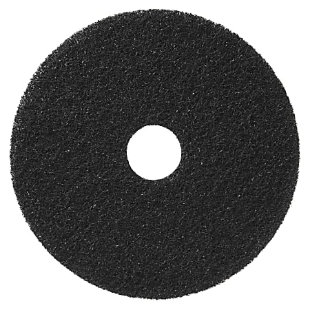Americo® Pad for Stripping Floors, 17" Diameter, Black,