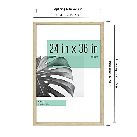Unomor A3 Wall Mount Document Frame | Gold Aluminum Alloy Poster Holder, Photo Frame For Wall Or Desk