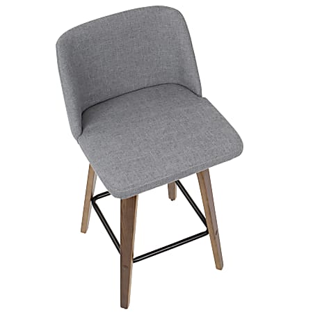 Toriano light grey hotsell counter stool