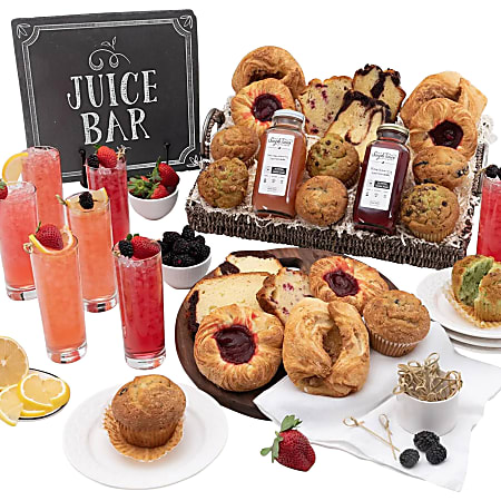 Gourmet Gift Baskets Morning Breakfast Gift Basket Set, Set Of 8 Pieces
