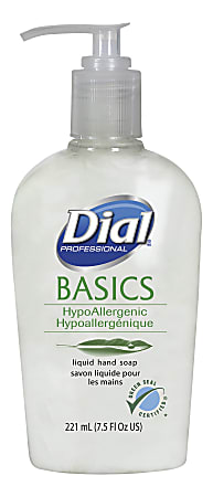 Dial® Basics Liquid Hand Soap, 7.5 Oz Bottle