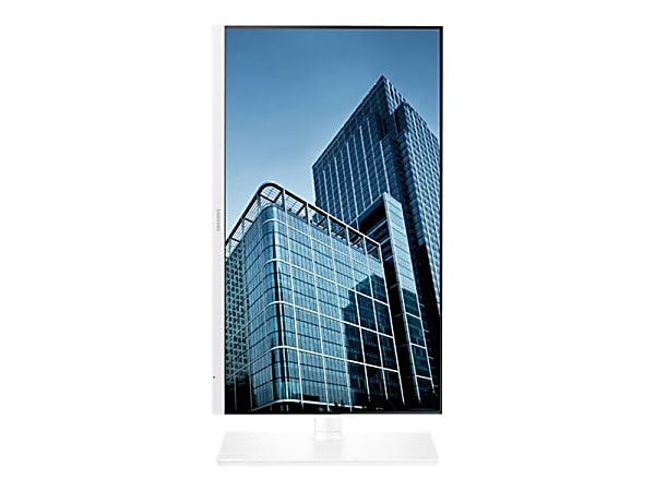 Samsung S24H851QFN - SH851 Series - LED monitor - 24" (23.8" viewable) - 2560 x 1440 QHD @ 60 Hz - Plane to Line Switching (PLS) - 300 cd/m² - 1000:1 - 5 ms - HDMI, DisplayPort, USB-C - white