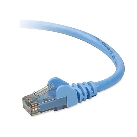 Belkin® Category 6 Patch Cable, Blue, 14'