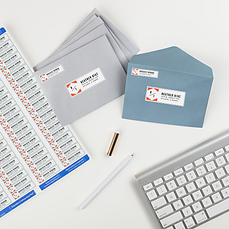 Easy Peel Inkjet Return Address Labels, 2/3 x 1-3/4, White, 1500/P