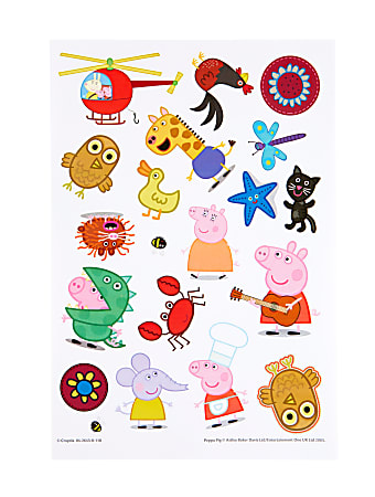 Peppa Pig Stickers Book 700 Sticky Picture Sheets George TV Character Movie  Toys 5012128438158