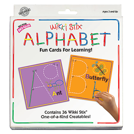Wikki Stix® Alphabet Card Set