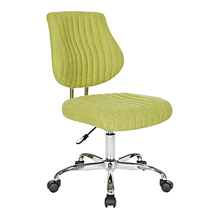 Office Star Sunnydale Fabric Mid Back Office Chair Basil - Office Depot