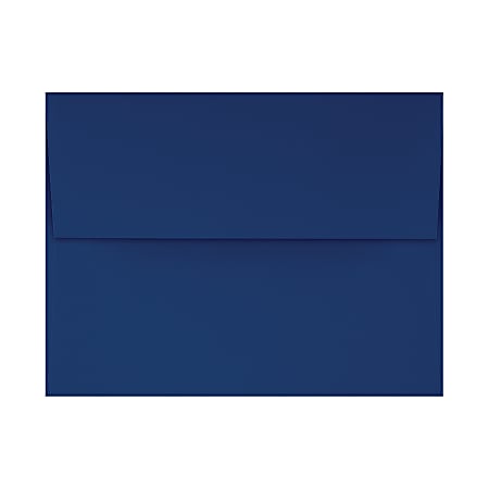 LUX Foil-Lined Invitation Envelopes A4, Peel & Press Closure, Navy/Silver, Pack Of 50