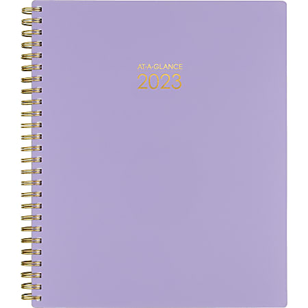 2023-2024 AT-A-GLANCE Harmony RY Weekly Monthly Planner, Lilac, Medium, 7" x 8 3/4"