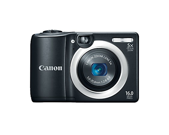 Canon PowerShot A2500 16 Megapixel Compact Camera, Red 