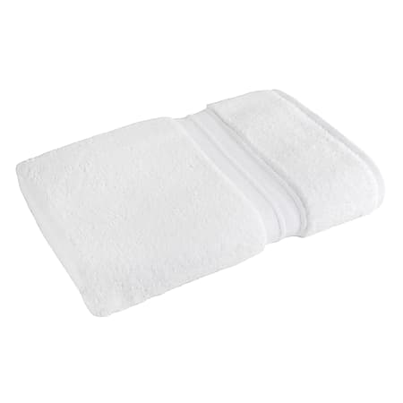 1888 Mills Sweet South Bath Towels, 30" x 60", White, Pack Of 48 Towels