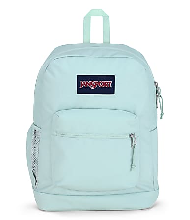 Jansport Cross Town Plus Backpack With 15” Laptop Pocket, Fresh Mint