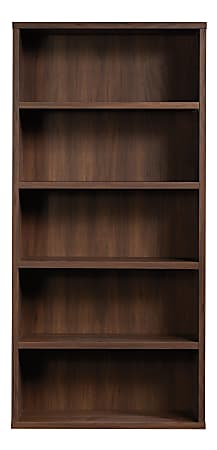 Sauder® Optimum 73-1/2"H 5-Shelf Bookcase, Spiced Mahogany