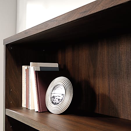 Sauder Optimum 73 12 H 5 Shelf Bookcase Spiced Mahogany - Office Depot