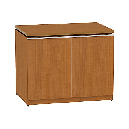 Bush Business Furniture Milano2 36W Storage Cabinet - 35.8" x 23.4" x 29.6" - Finish: Golden Anigre