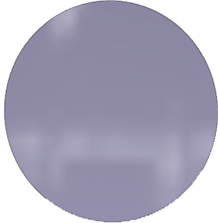 Ghent Coda Low-Profile Circular Magnetic Dry-Erase Glassboard, 24", Grape