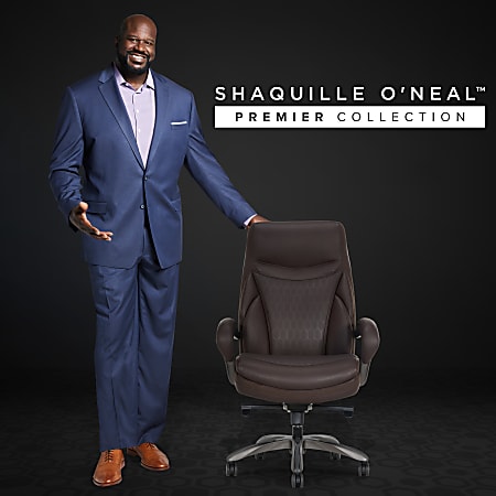 Shaquille ONeal Maximos Big Tall Ergonomic Vegan Leather High Back