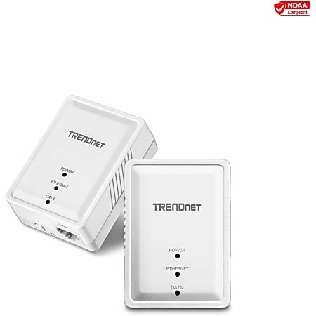 TRENDnet Ethernet Over Coax Adapter2 Pack Backward Compatible with