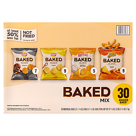 Frito-Lay® Variety Pack Baked Mix, 1.75 Oz, Total Qty 30
