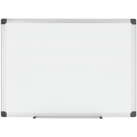 Bi-silque Bi Office® Maya Magnetic Dry-Erase Whiteboard, 960" x 484", Aluminum Frame With Silver Finish