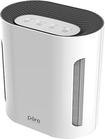 Pure Enrichment PureZone 3-in-1 True HEPA Air Purifier, 12-1/2" x 7", 200 Sq. Ft. Coverage