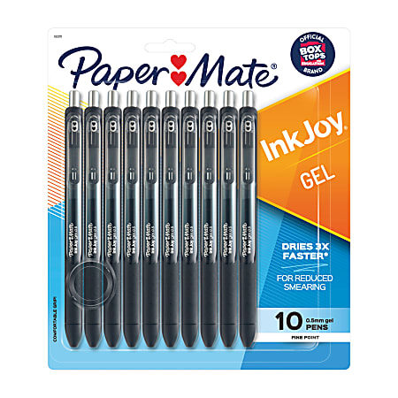Paper Mate® InkJoy® Retractable Gel Pens, Fine Point,