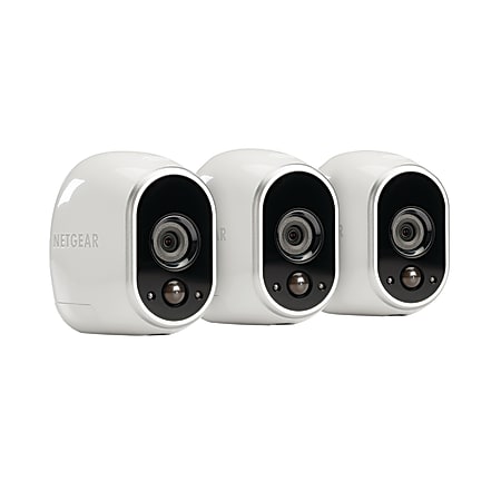 NetGear&reg; Arlo&trade; Smart Home Wireless Security System With 3 HD Cameras, VMS3330
