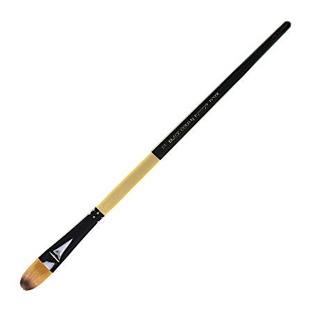 Dynasty Long-Handled Paint Brush 1526FIL, Size 10, Filbert Bristle, Nylon, Multicolor