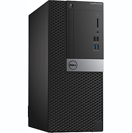 Dell™ Optiplex 5040 Refurbished Desktop, Intel® Core™ i5, 16GB Memory, 256GB Solid State Drive, Windows® 10, RF610680