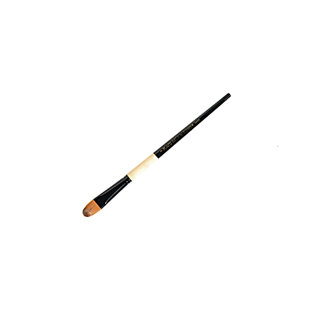 Dynasty Long-Handled Paint Brush 1526FIL, Size 12, Filbert Bristle, Nylon, Multicolor
