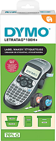 ⭐ Dymo Label Maker Letra Tag Blue LCD Screen Handheld Electronic -TESTED