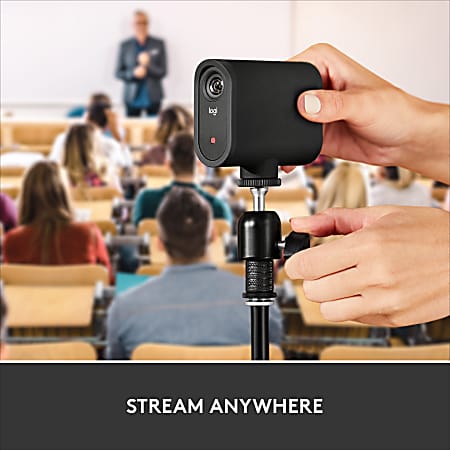 Logitech Mevo Start Webcam  12 Megapixel  Black  USB Type C  1 Pack(s)  1920 x 1080 Video  84 Angle  Microphone  Wireless LAN  Smartphone