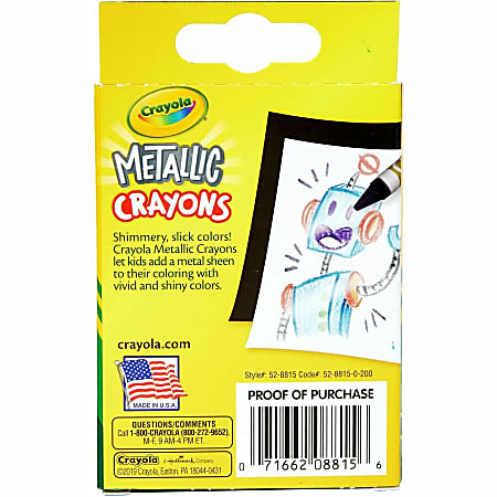 Crayola Crayons Assorted Colors Pack Of 24 Crayons - Office Depot