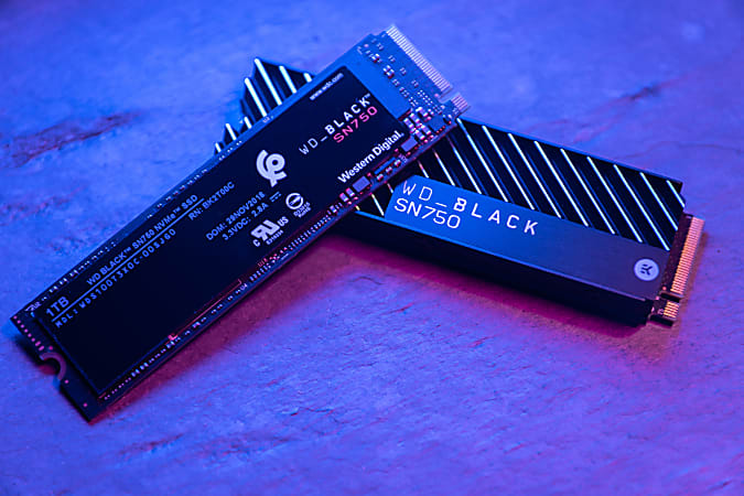 Western Digital WDBLACK SN750 NVMe SSD 500GB Black - Office