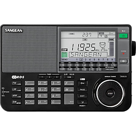 Sangean ATS 909X Radio Tuner FM LW MW SW PresetsLCD Display 4 x AA