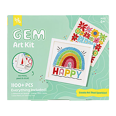 Little Yellow Bicycle&reg; Rainbow Gem Art Kit