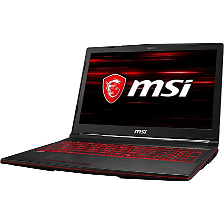 MSI™ GL63 Raider Gaming Laptop, 15.6" Screen, Intel® Core™ i7, 16GB Memory, 256GB Solid State Drive, Windows® 10 Home, nVidia® GeForce™ RTX 2060