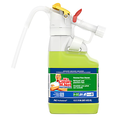 Mr. Clean® Professional Dilute 2 Go Finished Floor Cleaner, 4.5 L, Green