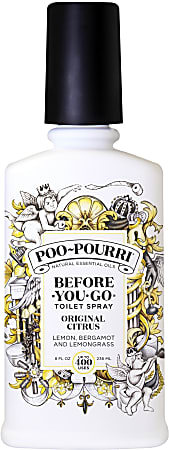 Poo-Pourri Before You Go Toilet Spray, 8 Oz, Citrus, Pack Of 6 Bottles