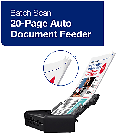 Epson ES 200 Duplex Mobile Color Document Scanner with Auto