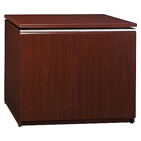 Bush® BBF Milano2 Storage Cabinets, 30"H x 35 3/4"W x 30 1/2"D, Harvest Cherry, Premium Installation Service
