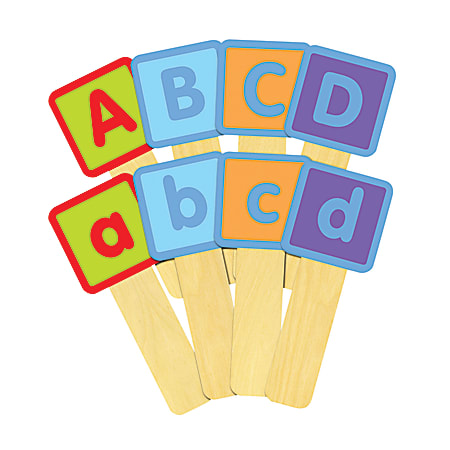 Roylco® Alphabet Sticks, 3 3/4", Pack Of 96