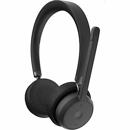 Lenovo Wireless VoIP Headset - Microsoft Teams Certification - Stereo - Wireless - Bluetooth - Over-the-head, On-ear - Binaural - Supra-aural
